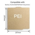 thumbnail image 4 of Mistaha Magnetic Spring Steel Build Plate for Tevo Tarantula Pro 3D Printers - 257x257mm - Compatible with Various Models - Double-Sided Surface, 4 of 6