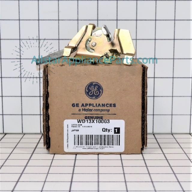 GE Dishwasher Door Latch Assembly WD13X10003