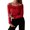 Wine, variant on Vedolay Fall Sweaters for Women 2023 Crewneck Cropped Sweater Long Sleeve Ribbed Knit Pullover Tops,Khaki S