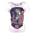 thumbnail image 5 of SECRET ARTIST by AFFLICTION Women's T-Shirt S/S SUGAR ANGEL Tee, 5 of 12