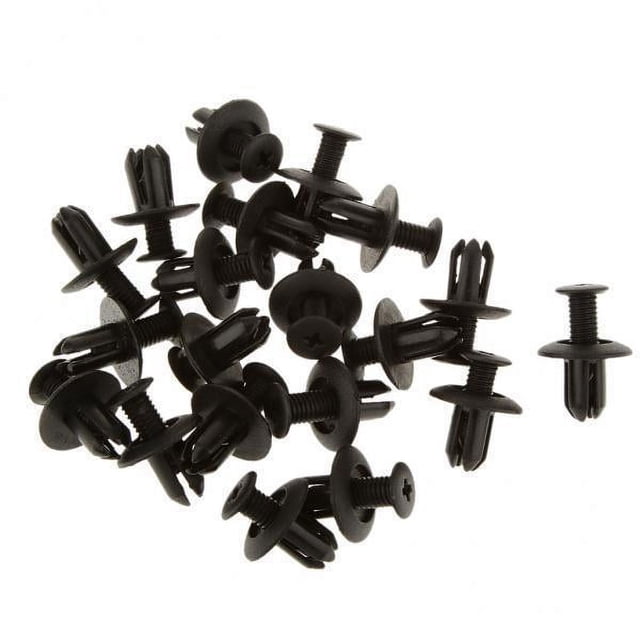 Almencla 3-15pack Bumper Fastener Retainer Clips for 20pcs , Black, 3 Pcs