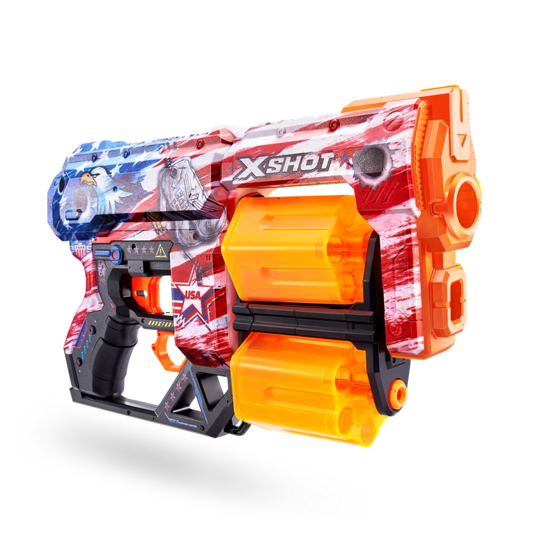 XSHOT Skins Dread Dart Blaster (12 Darts) by ZURU, For Ages 8+