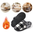 thumbnail image 3 of Zapatos la casa para mujeres Fuera piel sintética forrada cálida cómoda anti-Slip sfuff interiores al aire libre, 3 of 9