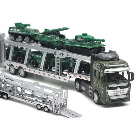 Godderr Toddler Kids Toys Car 3-6 Y Kids 1:48 Alloy Engineering Vehicle Transportation Vehicle Toys Set