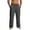 Z117 Gray, variant on Mifsaly Cotton Linen Pants for Men Wide Leg Summer Casual Trousers Elastic Waist Drawstring Lightweight Breathable Beach Pant with 4 Pockets M