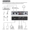 thumbnail image 5 of 2 in 2 Out USB Audio Interface 32Bit/384KHZ Studio Kit Record Professional Sound Card 48V Phantom, 5 of 5
