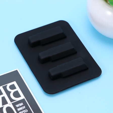 GOOHOCHY Acoustic Classical Guitar Mute Pad Silicone Practice Guitar Musical Instruments Guita Parts and Accessories (Black)