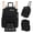 Black, variant on Sturdum Rolling Baseball Bag with Wheels, 70L Large Capacity Baseball & Softball Backpack with Hidden Shoulder Straps, Shoe Compartment, Fence Hooks & Multiple Pockets for Players and Coaches