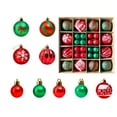 thumbnail image 2 of Vikakiooze 2022 Christmas Sale! 44 Pieces Of Christmas Ball Ornaments Christmas Tree Decoration Holiday Wedding Party Decoration, 2 of 9