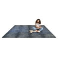 thumbnail image 4 of Joy Carpets Kid Essentials Surface Tension 78" x 109" Indoor Area Rug in Color Marine, 4 of 5