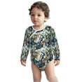 thumbnail image 2 of Xecao Hawaiian Style Print Baby unisex-baby Cotton Long-sleeve Bodysuits-18 Months, 2 of 6
