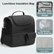 thumbnail image 4 of Moyic Fiambrera, bolsa de almacenamiento, fiambrera organizadora, bolsa contenedora para estudiantes y trabajadores, paquete impermeable con Almacenamiento y organización del hogar Negro, 4 of 6