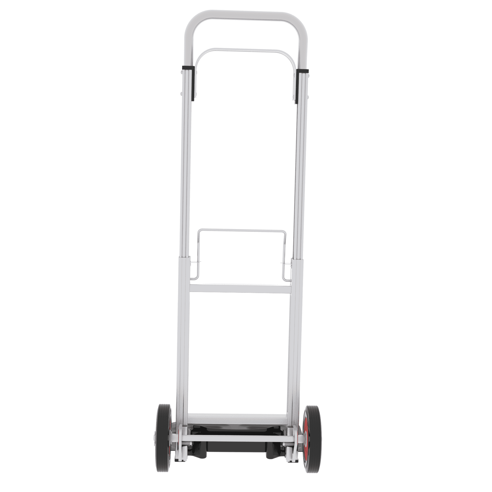 Small Heavy-Duty Moving Dolly for Furniture with Foldable Design & Adjustable Handle 9020-Style, Compact Storage | Metal Frame & Rubber Wheels Black