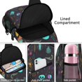thumbnail image 4 of Sling Backpack,Mystical Halloween Pattern Sling Bag with Water Bottle Holder,Waterproof Sling Bag for Men/Women with Headphone Jack for Hiking,Travel, 4 of 6