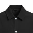 thumbnail image 5 of DayScoop Men's Long Sleeve Corduroy Jacket with Snap Button Front, Point Collar Casual Trucker Coat with Chest Pockets for Work Outdoor Daily, 5 of 6
