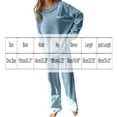 thumbnail image 3 of Cyglowse Women's Fleece Pajama Sets Fuzzy Long Sleeve 2 Piece Pullover and Pants Cozy Winter Warm Loungewear Pjs Set Pink One Size, 3 of 4