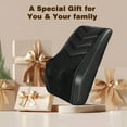 thumbnail image 4 of Neck & Back Massager with Heat — 3D Deep-Kneading Shiatsu Pillow, Black — Home Use & Gift for Mom & Dad, 4 of 11