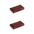 thumbnail image 4 of maskred Portable Oboe Reed Case Secure And Stylish Holder With Soft Lining Wooden Box Impact-resistant Type1 2Set, 4 of 6