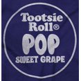 thumbnail image 2 of Retro Tootsie Pop Flavor Sweet Grape Zip Up Hoodie Men's Women's Brisco Brands 5X, 2 of 6