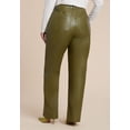 thumbnail image 3 of ELOQUII Women's Plus Size Slit Hem Faux Leather Pant, 3 of 4
