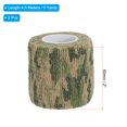 thumbnail image 2 of Uxcell Camouflage Tape 2" x 5 Yards, 3 Pack Self Adhesive Protective Camo Tape Wrap Waterproof Bandage, Grass, 2 of 5