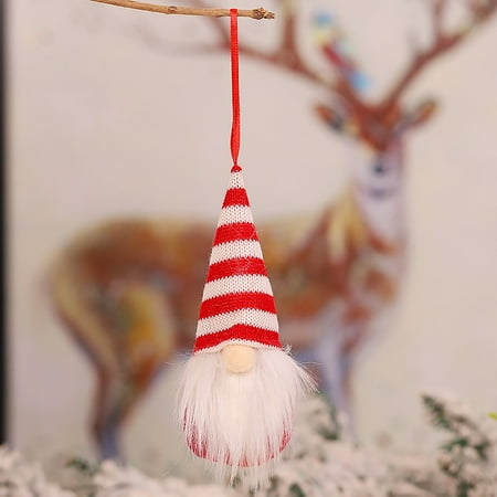 

Youmylove Christmas Ball Hat Faceless Doll Baby Pendant Creative Old Man Dwarf Rudolph Xmas Navidad Natal New Year