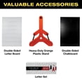 thumbnail image 2 of Excello Global Products 24"x36" Swinging Chalkboard - Orange Legs, 2 of 7