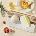 thumbnail image 4 of Snmubt Dough Scraper Flexible Bowl Scraper Bread/Patisserie/Pizza Cutter Multifunctional Baking Tool With Measuring Marks (Green), 4 of 8