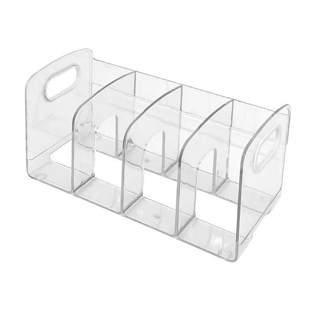 Divisor organizador de armario transparente, divisor de bolsa multiusos para organización L