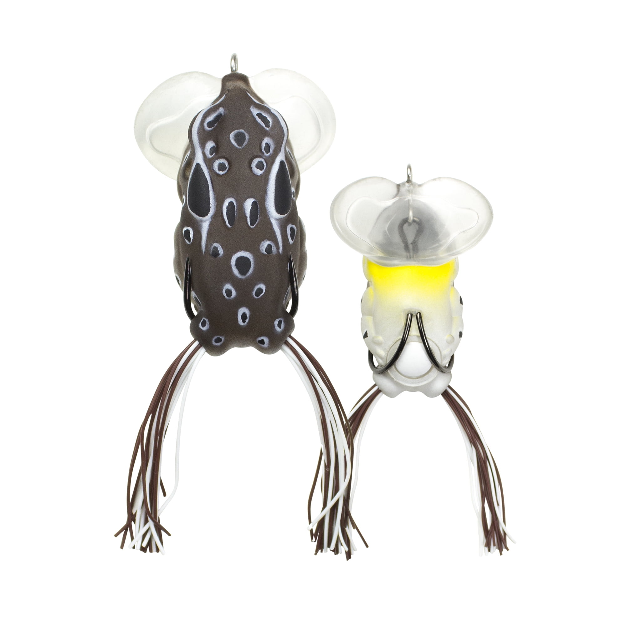 (2 pack) Lunkerhunt Yappa Frog - Topwater Lure - Croaker,2.25in,1/2oz,Soft Baits,Fishing Lures
