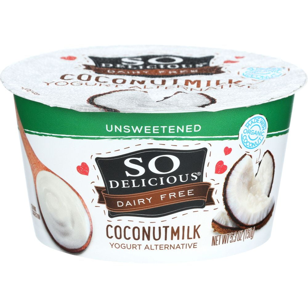 So Delicious Dairy Free Unsweetened Coconutmilk Yogurt Alternative, 5.3