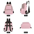 thumbnail image 2 of JIALIOU Mini Backpack Purse for Women Quilted Casual Daypack Small Travel Shoulder Bag, Pale Pink, 2 of 7