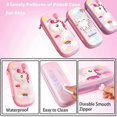 thumbnail image 3 of Pencil Case for Girls 3D EVA Cat Cartoon Storage Pouch Pen Holder for School Kids Large-Capacity Storage Box Children's Student Gift Stationery Box, 3 of 5