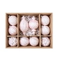 thumbnail image 4 of Sruoe 10Pcs Vintage Christmas Tree Ornaments, Special‑Shape Plastic Christmas Ornaments Set, Decorative Hanging Ornaments for Xmas Tree Mantel & Window Display, 4 of 9