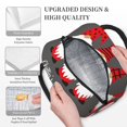 thumbnail image 3 of Yiaed Chillin with My Gonme Print Lunch Bag Adult Insulated Lunch Box, Leakproof Cooler Food Lunch Containers Reusable High Capacity Lunch Tote Bags-One Size, 3 of 6