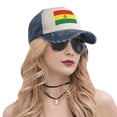 thumbnail image 6 of Bolivian Flag Distressed Baseball Cap Dad Hats for Men Women Vintage Trucker Hat Low Profile Ball Caps, 6 of 7
