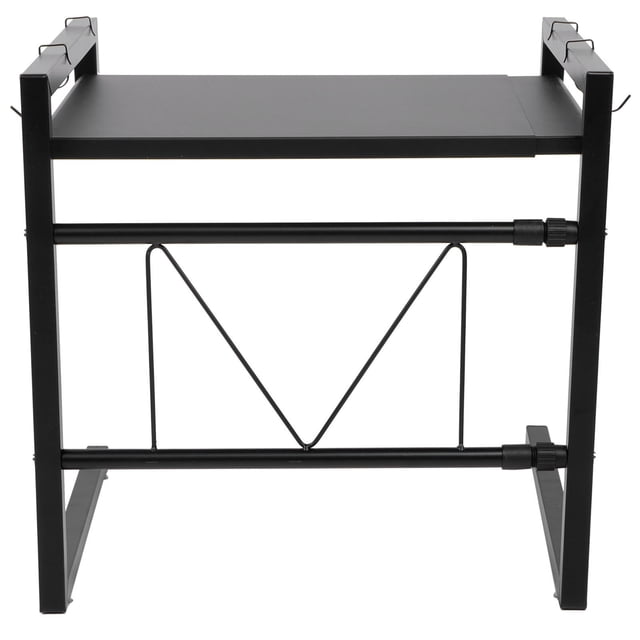 Organizador de Horno de Microondas, Soporte de Microonda de Herramiente de Cocina, Ajustable Para El Vestuario de la Cocina
