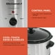 thumbnail image 3 of Elite Gourmet MST-500D Olla de cocción lenta eléctrica, incluye cazo de 0,75 cuartos con temperatura ajustable, platos principales, salsas, guisos y salsas, tapa de vidrio y vasija aptas para lavavaji, 3 of 5