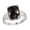Shungite, variant on 925 Sterling Silver Black Solitaire Ring for Women Jewelry Karelian Shungite Size 7 Birthday Christmas Gifts for Women
