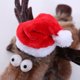 thumbnail image 3 of Ounissouiy Sombrero transpirable para mascotas, gorros de Papá Noel, gorros de Navidad de invierno no tejidos, adornos hechos a mano DIY, suministros de Kits de decoración para fiestas, 3 of 6