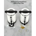 thumbnail image 6 of Garvee 80-Cup Commercial Coffee Urn, 12L/3.2 Gallon Hot Water Dispenser, White, 6 of 6