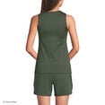 thumbnail image 2 of Lands' End Women's D-Cup High Neck UPF 50 Sun Protection Modest Tankini Swimsuit Top, 2 of 6