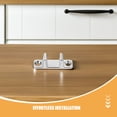 thumbnail image 3 of HONMEET 4Sets Metal Range Hood Latch Easy Installation Kitchen Hood Accessories Glass Panel Holder, 3 of 8