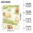 thumbnail image 4 of joogoo Spiral Journal Notebook Highland Cattle Flower-w3 College Ruled Notebooks 8.3" x 5.7" 2 PCs, 4 of 8