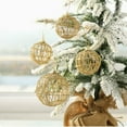 thumbnail image 5 of Hmgxay 2" Christmas Ornament Balls, Decorative Christmas Orbs, Holiday Tree Baubles, Festive Hanging Decorations, 5 of 6