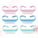 thumbnail image 1 of Nail Brush Nail Brush Handle Nail Brush, 6Pcs Fingernail Scrub Cleaning Brushes for Toes and Nails Pedicure Scrubbing tool kit for Men and Women Cleanser, 1 of 5