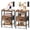 Brown, variant on Atilioo Nightstand with Charging Station, Adjustable Fabric Drawer Bedside Table, 3-Tier Storage End Table for Living Room Bedroom, Brown