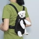 thumbnail image 3 of Mochila para mascotas Mochila ajustable para mascotas Mochila para perros pequeños y medianos Viajes para acampar Bolsa de hombro para mascotas Negro M ER, 3 of 5