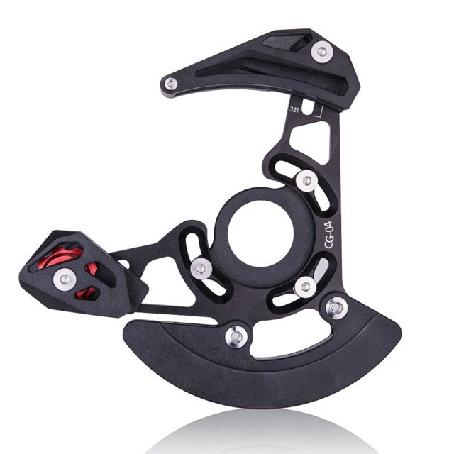 Sonducket 32T-38T Guía de cadena de bicicleta Mountain Road Bike Tensor ajustable Cadena de aleación de aluminio Drop Catcher Accesorios Ciclismo CG04