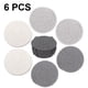 thumbnail image 1 of 6 Piezas Salvamanteles para Macetas Posavasos Tejidos Trenzados Grandes, Posavasos para Tazas con Tejido de Hilo de Algodón, Posavasos para Platos para Olla Caliente, Alfombrilla para Suministros de, 1 of 8